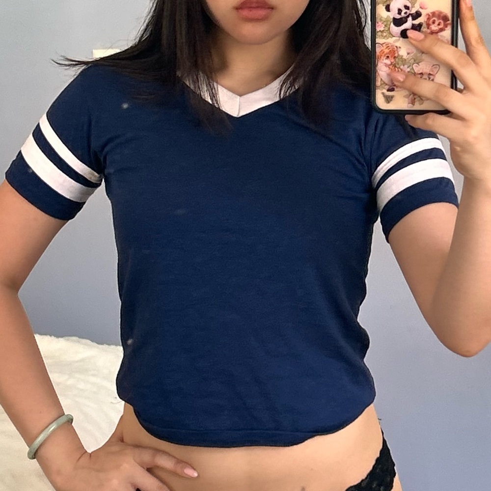 Baseball baby tee